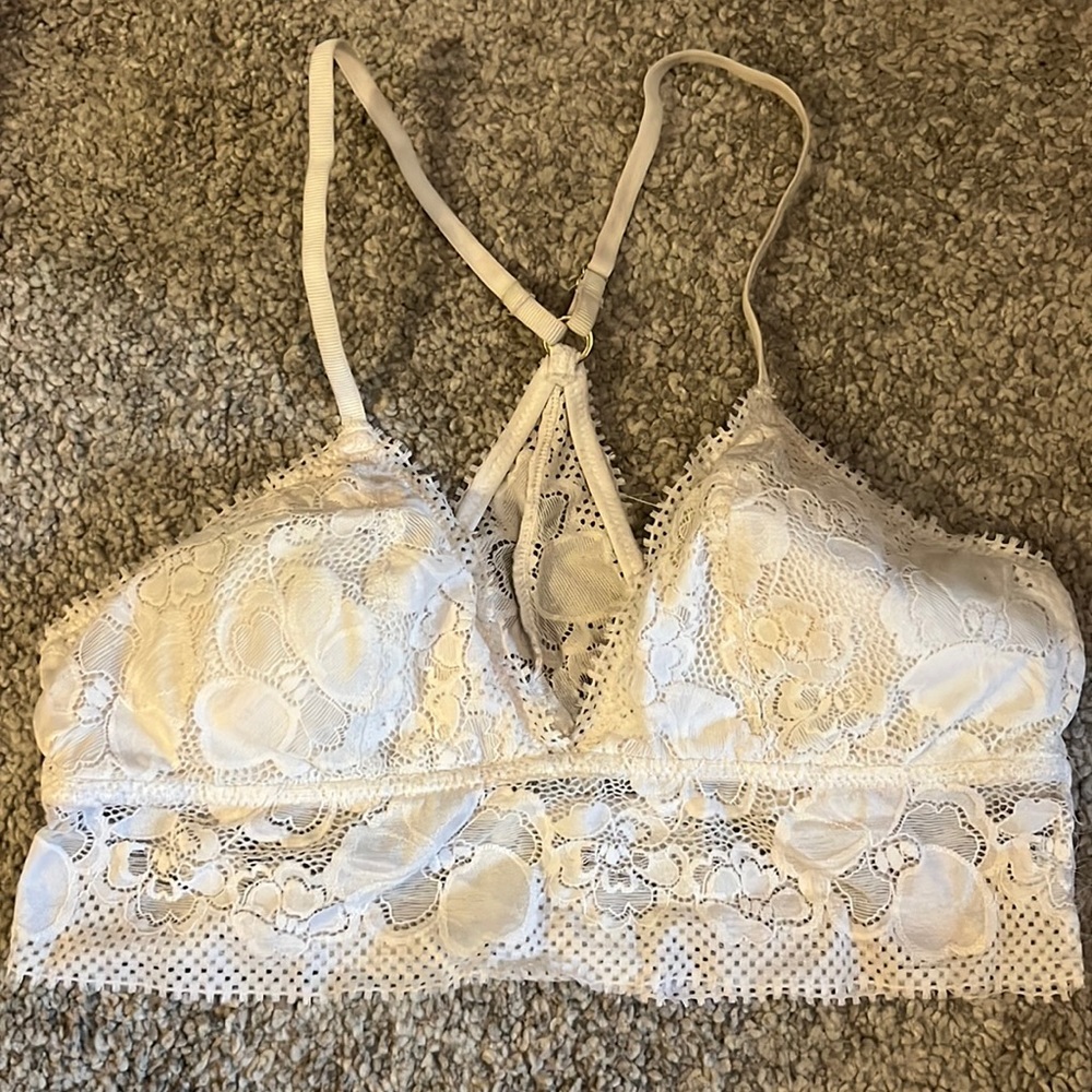 White Aerie Lacey Bralette